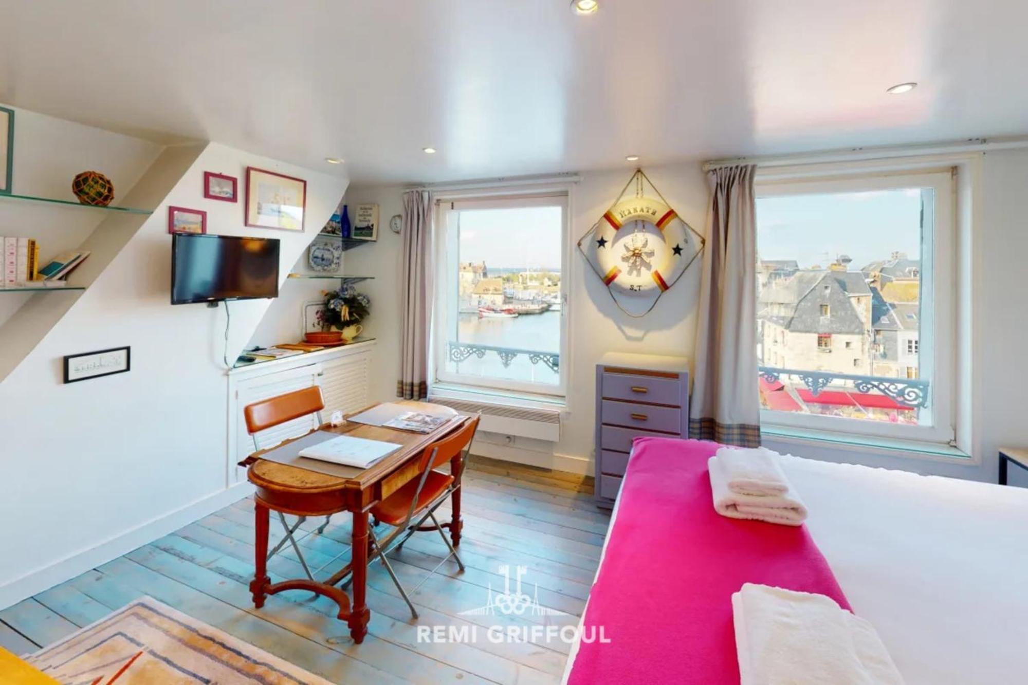 Apartament Racing The Wind Breathtaking Port View 2 Pers Honfleur Zewnętrze zdjęcie